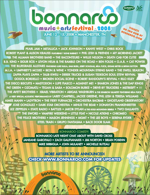 Bonnaroo poster