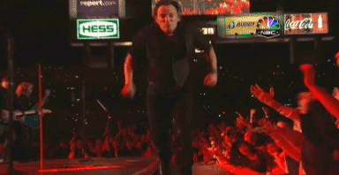 Bruce Springsteen Stage Slide Crotch